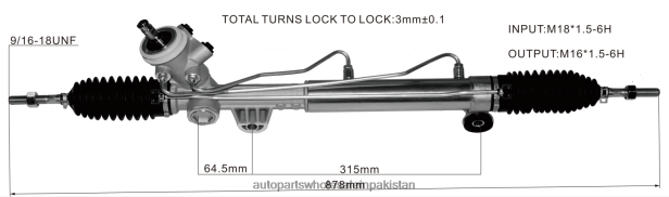 Car Parts Pakistan 408F22712 - Power Steering Rack 7836993L5 BUICK