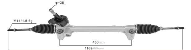 Auto Parts Pakistan 408F22701 - Power Steering Rack 26257889 CHEVROLET
