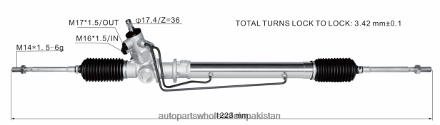 Auto Parts Pakistan 408F22811 - Power Steering Rack 44504-87601-000 DAIHATSU