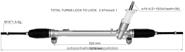 Auto Parts Wholesale Online 408F22674 - Power Steering Rack LX6C3A500A1A LX6Z-3504-BA FORD
