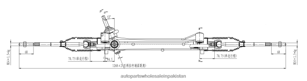Auto Parts Wholesale Suppliers 408F22673 - Power Steering Rack AL8Z-3504-BRM ZZDM-32-110R-0A FORD