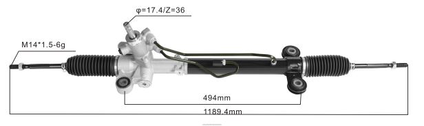Auto Parts Importer In Pakistan 408F22529 - Power Steering Rack 53601-STK-A02 53601-STK-A04 HONDA