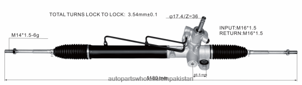 Auto Parts Pakistan 408F22541 - Power Steering Rack 53601-SLJ-053 53601-SLJ-013 HONDA