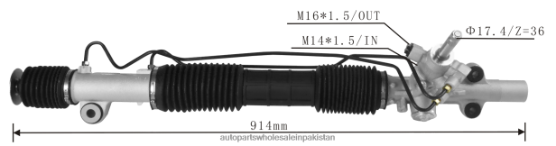Auto Parts Wholesale Online 408F22534 - Power Steering Rack 53606-S5A-J01 HONDA
