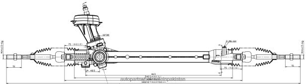 Auto Parts Company In Pakistan 408F22760 - Power Steering Rack 56500-G6500 HYUNDAI/KIA