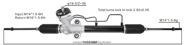 Auto Parts Manufacturers In Pakistan 408F22738 - Power Steering Rack 57710-25010 57710-25000 57710-25510 HYUNDAI/KIA