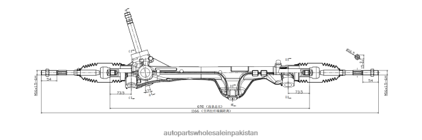 Auto Parts Wholesale Market 408F22746 - Power Steering Rack 56500-L400A HYUNDAI/KIA
