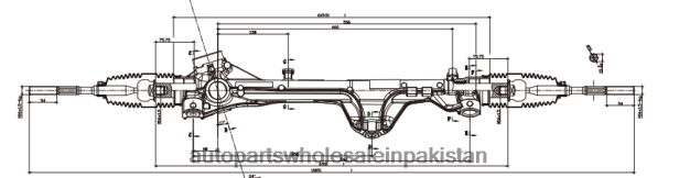Auto Parts Wholesale Online 408F22724 - Power Steering Rack 56500-P2000 HYUNDAI/KIA