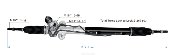 Car Accessories Pakistan 408F22725 - Power Steering Rack 57700-2B000 57700-2B200 HYUNDAI/KIA