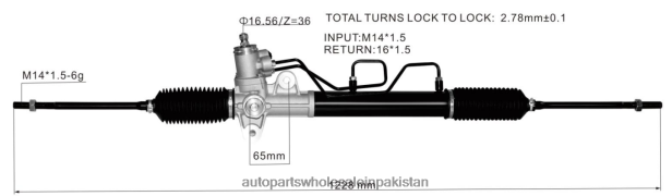 Car Accessories Pakistan 408F22735 - Power Steering Rack 57700-22601 57700-2F100 577002F650 577002F101 57710-2F000 HYUNDAI/KIA