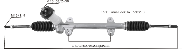 Car Parts Pakistan 408F22722 - Power Steering Rack 56500-1X500 HYUNDAI/KIA