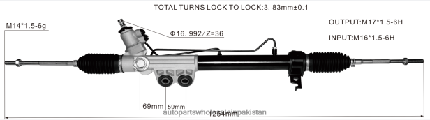 Car Parts Pakistan 408F22612 - Power Steering Rack 8-98229842 ISUZU