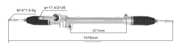 Auto Parts Store Pakistan 408F22637 - Power Steering Rack DA6A-32-110A MAZDA