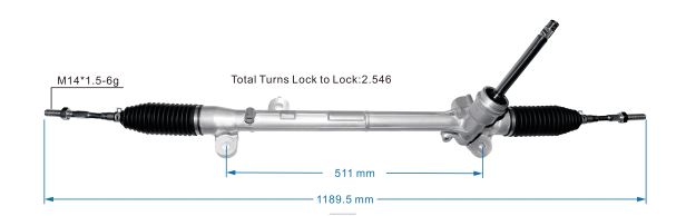 Car Parts Pakistan 408F22632 - Power Steering Rack KB7W-32-110A MAZDA