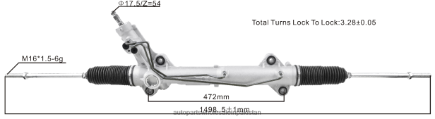 Car Parts Pakistan 408F22432 - Power Steering Rack A9064601800 A9064621301 MERCEDES-BENZ/BMW