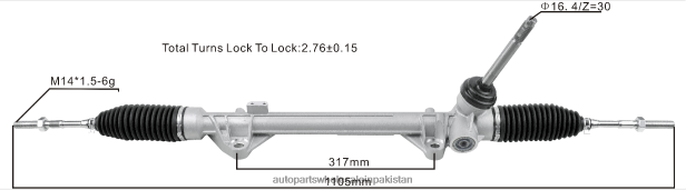 Auto Parts Importer In Pakistan 408F22589 - Power Steering Rack 48001-4BG0A NISSAN