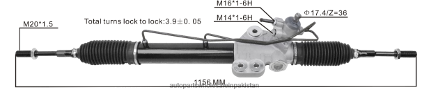 Auto Parts Manufacturers In Pakistan 408F22568 - Power Steering Rack 49001-600 49001-VZ10A NISSAN