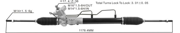 Auto Parts Manufacturers In Pakistan 408F22578 - Power Steering Rack 49001-5M406 49001-5M407 49001-BN013 NISSAN