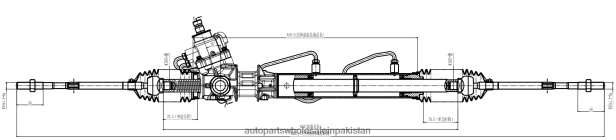 Auto Parts Pakistan 408F22581 - Power Steering Rack 49200-44U05 NISSAN