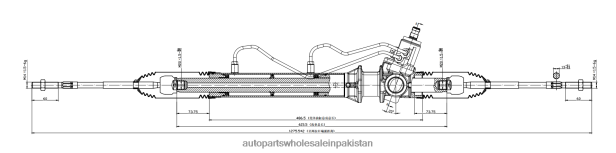 Auto Parts Wholesale Online 408F22564 - Power Steering Rack 490010W015 490010W010 NISSAN