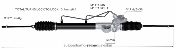 Car Accessories Pakistan 408F22595 - Power Steering Rack 49001-WD001 NISSAN