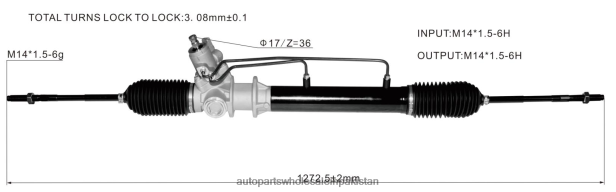 Car Parts Pakistan 408F22602 - Power Steering Rack 49001-2W305 NISSAN