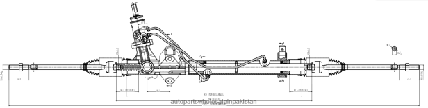 Car Accessories Pakistan 408F22845 - Power Steering Rack A21R23-3400014 GAZ