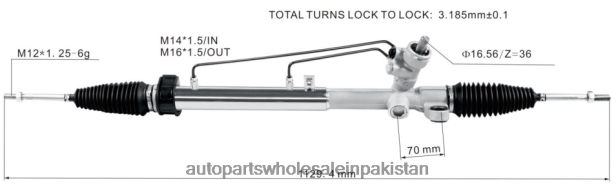 Auto Parts Company In Pakistan 408F22650 - Power Steering Rack RM500 44200-BZ021 PROTON/PERODUA
