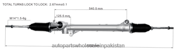 Auto Parts Wholesale Online 408F22834 - Power Steering Rack 10671656 ROEWE