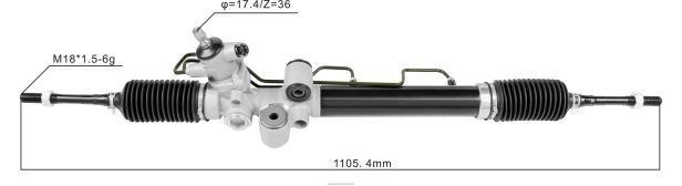 Auto Parts Importer In Pakistan 408F22509 - Power Steering Rack 44250-25030 TOYOTA