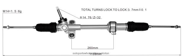 Auto Parts Manufacturers In Pakistan 408F22498 - Power Steering Rack 45510-B4010 TOYOTA