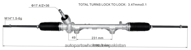 Auto Parts Store Pakistan 408F22467 - Power Steering Rack 45510-BZ350 TOYOTA