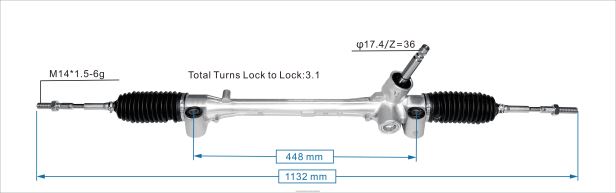 Auto Parts Store Pakistan 408F22507 - Power Steering Rack 45510-0D560 TOYOTA