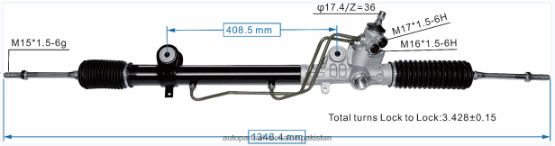 Car Accessories Pakistan 408F22465 - Power Steering Rack 44250-04020 TOYOTA