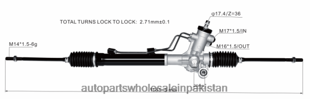 Car Parts Pakistan 408F22492 - Power Steering Rack 44250-42032 TOYOTA